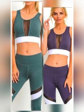 WORK HARD PLAY HARD "Don't Mesh With Me" Sports Bras From Mono B